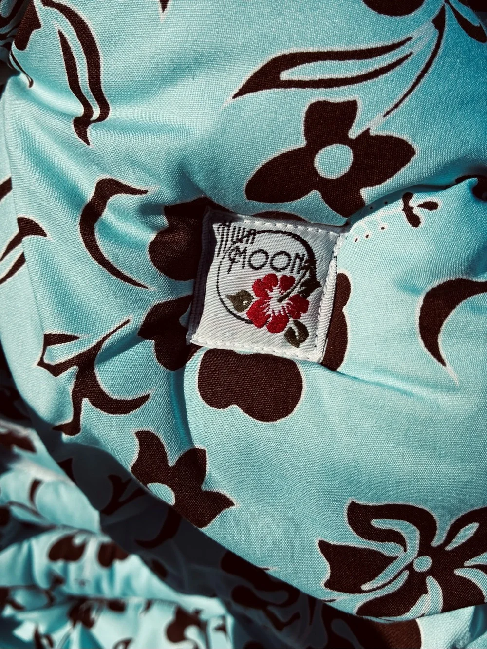 Hula Moon Hawaiian print toddler carseat cover